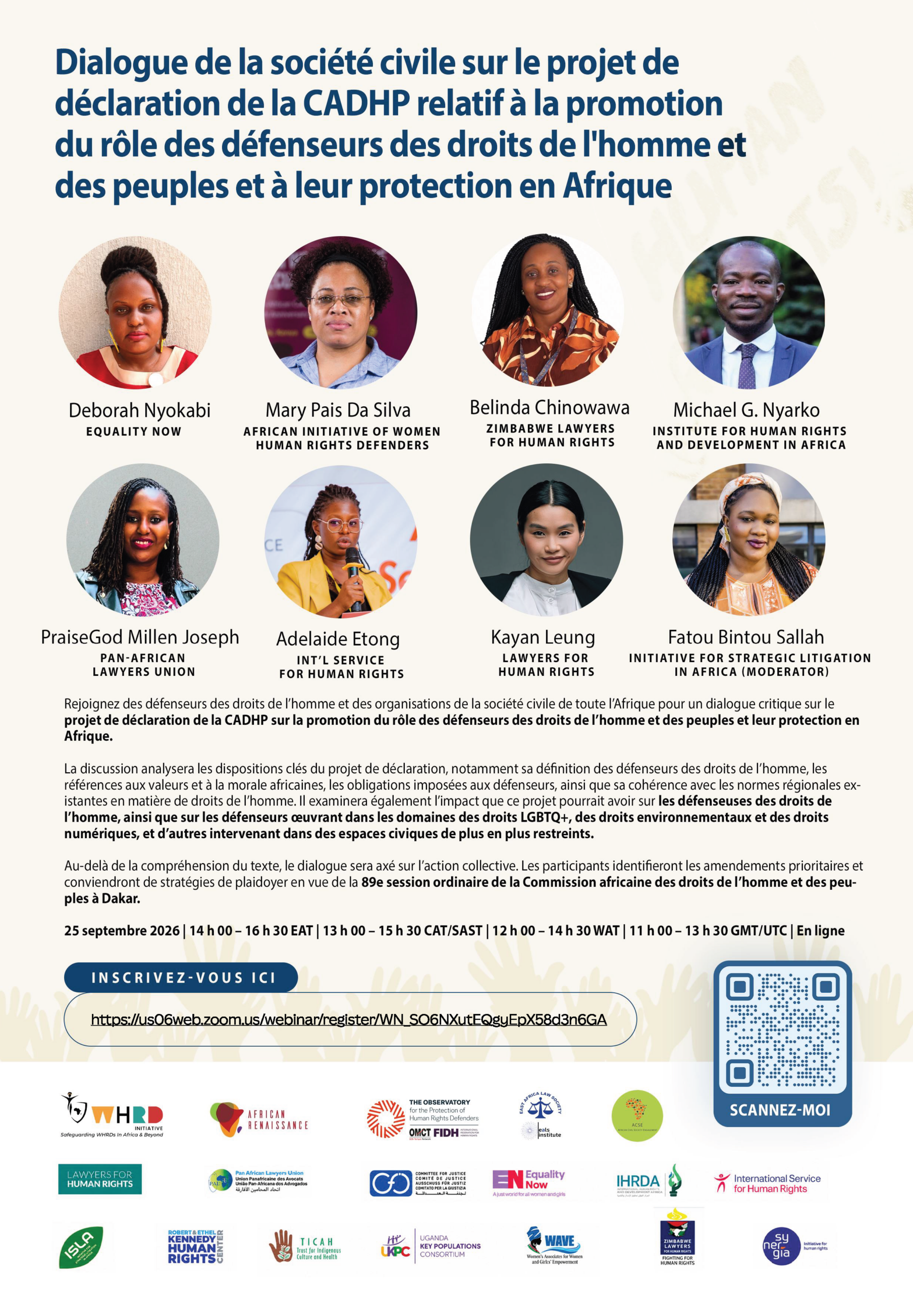 French Speakers webinar poster